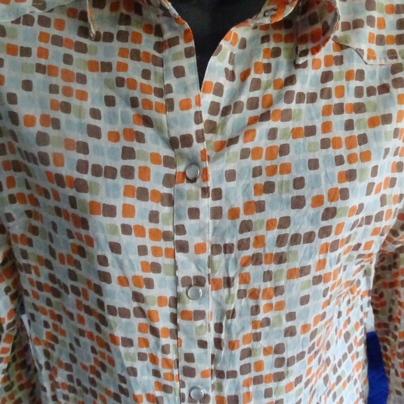 EFFETI MODA100% COTTON WOMENS BLOUSE - Picture 2 of 2